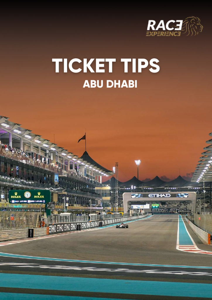 F1 ticket tips Abu Dhabi 2026